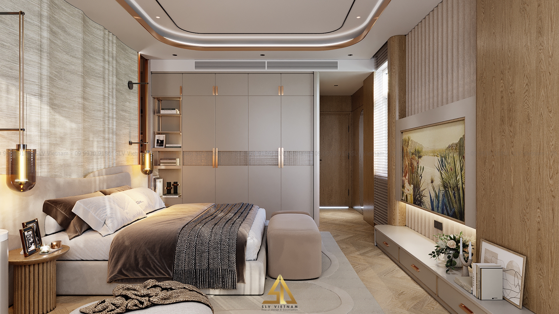 Phòng ngủ master (view 4) SLV Vietnam
