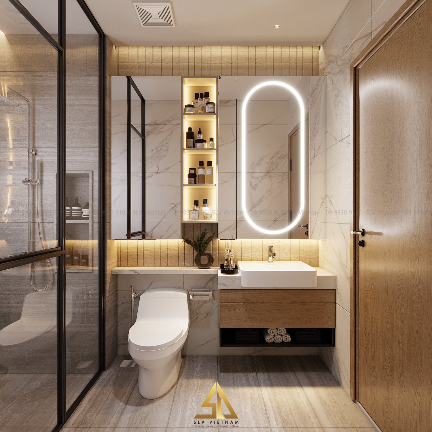 WC phòng master (view 1) SLV Vietnam