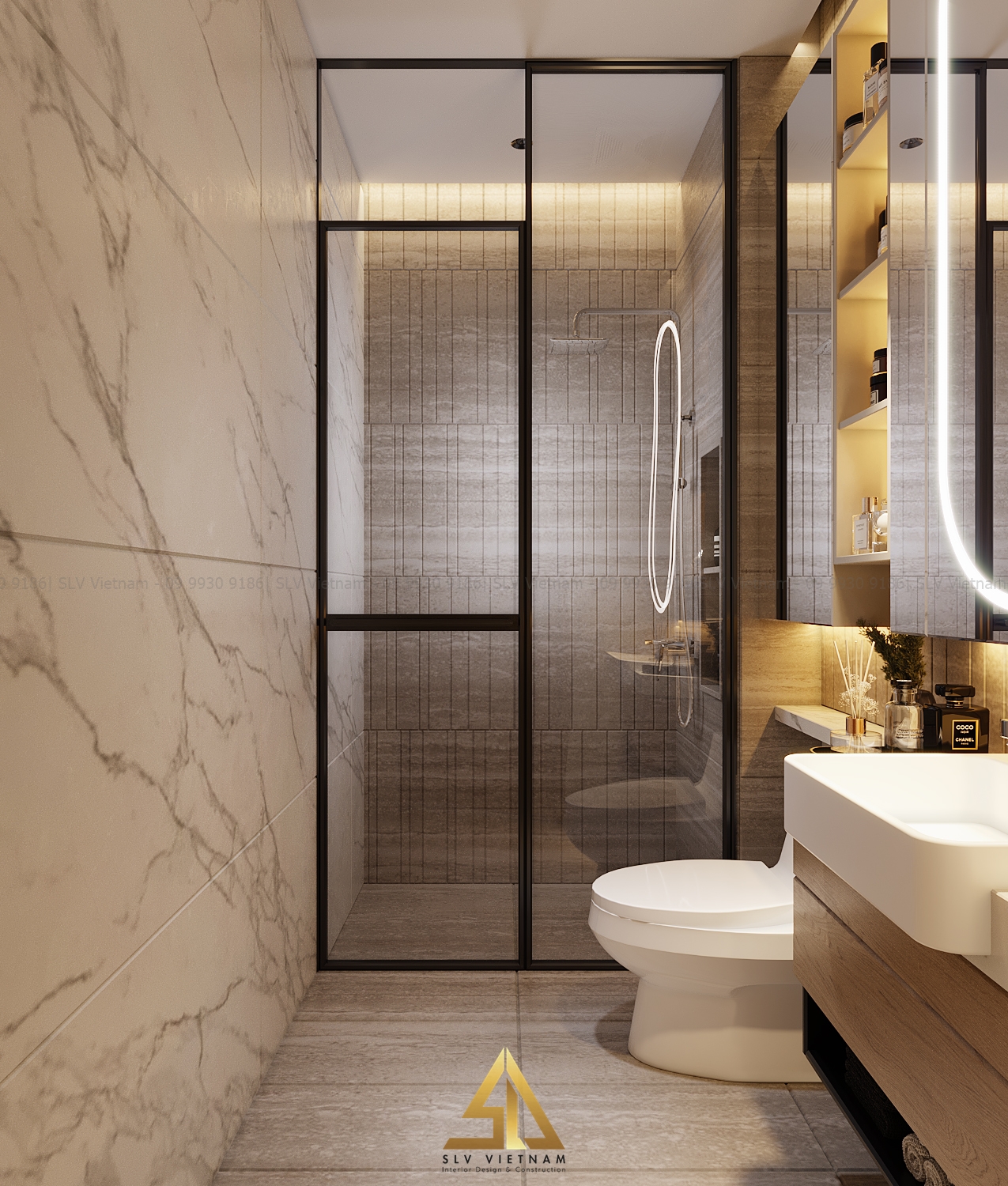 WC phòng ngủ master (view 2) SLV Vietnam