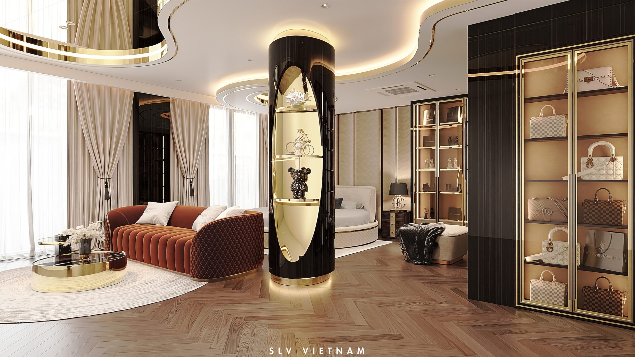 Phòng ngủ master (view 1) SLV Vietnam