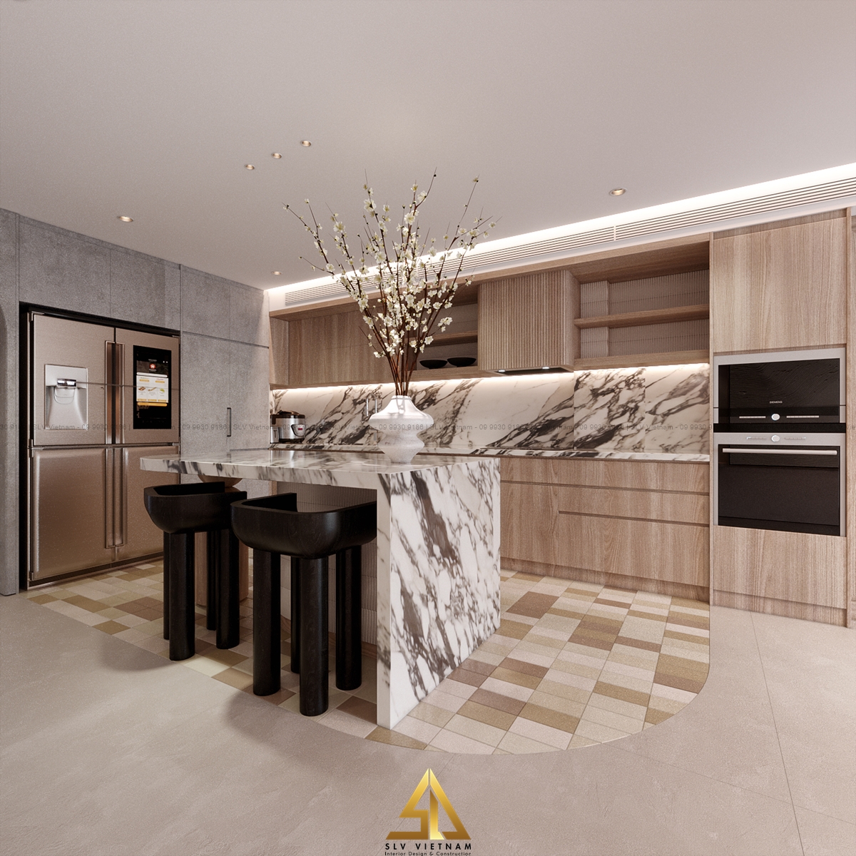 Phòng bếp (view 3) SLV Vietnam