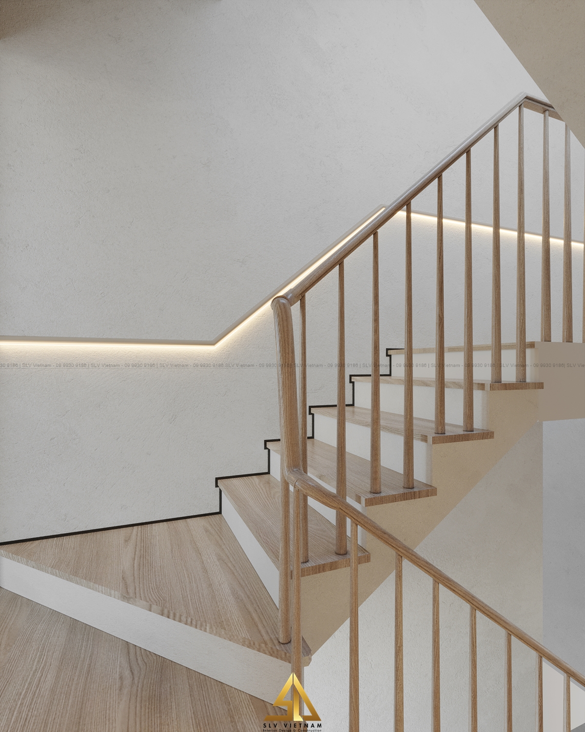 Cầu thang lầu 1 (view 1) SLV Vietnam