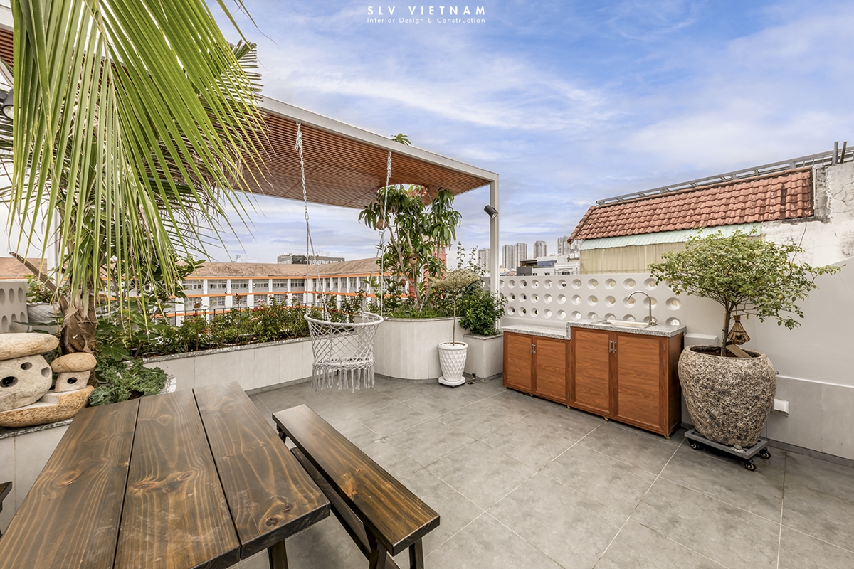 Sân thượng dự án Binh Chanh House - SLV Vietnam 1