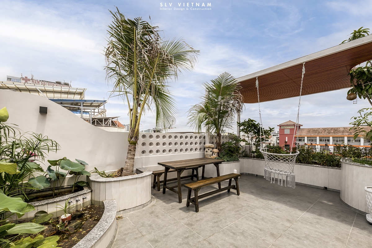 Sân thượng dự án Binh Chanh House - SLV Vietnam 4