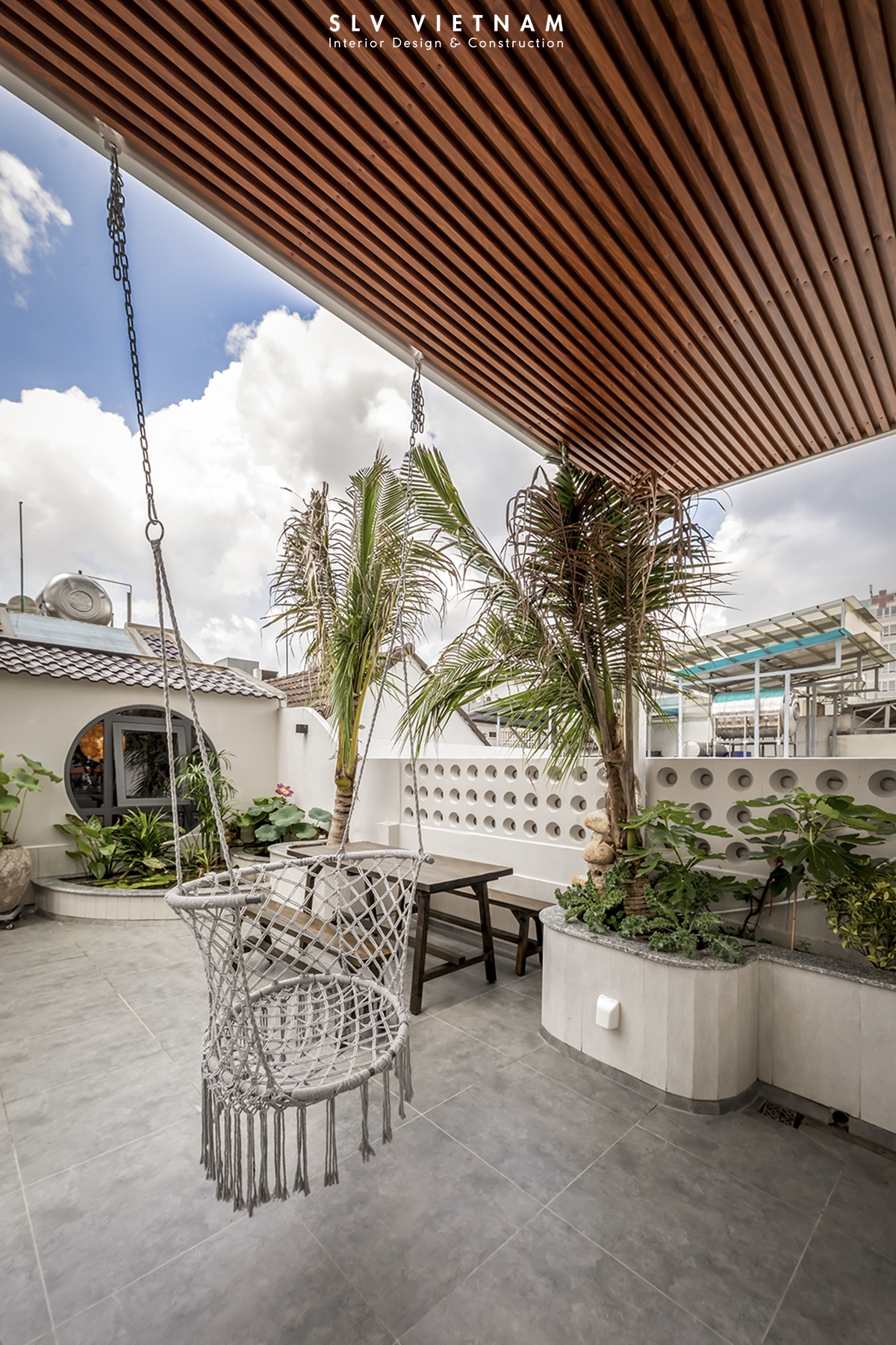 Sân thượng dự án Binh Chanh House - SLV Vietnam 5