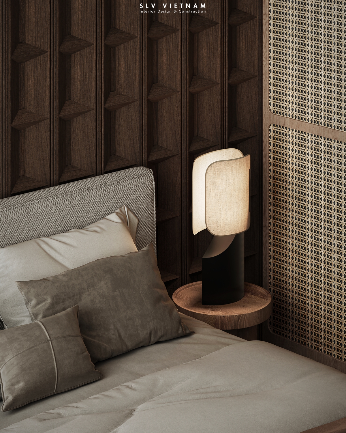 Phòng ngủ 1 dự án Duplex Wabi Sabi - SLV Vietnam (8)