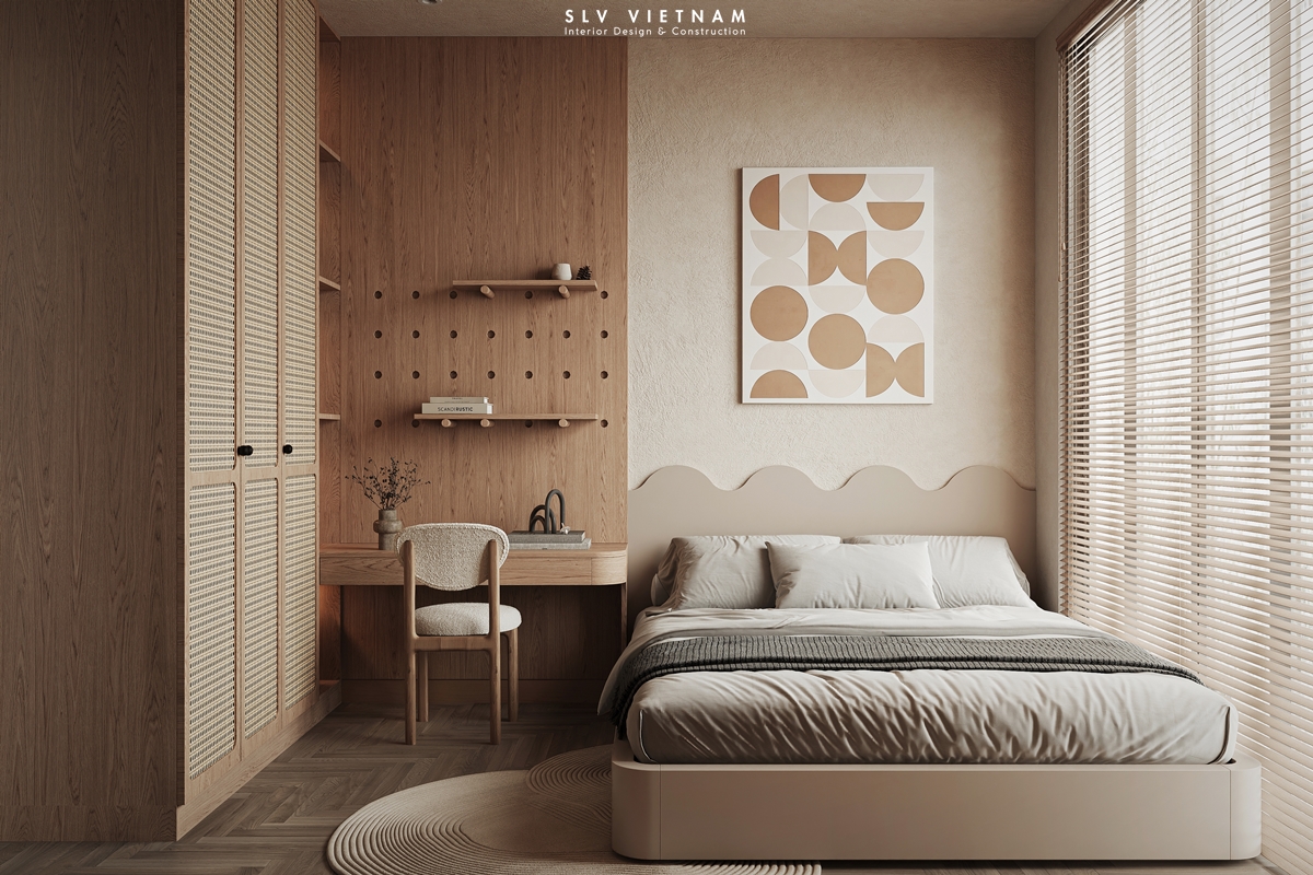 Phòng ngủ 2 dự án Duplex Wabi Sabi - SLV Vietnam (1)