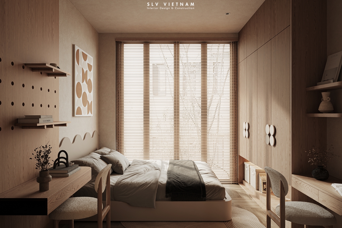 Phòng ngủ 2 dự án Duplex Wabi Sabi - SLV Vietnam (2)