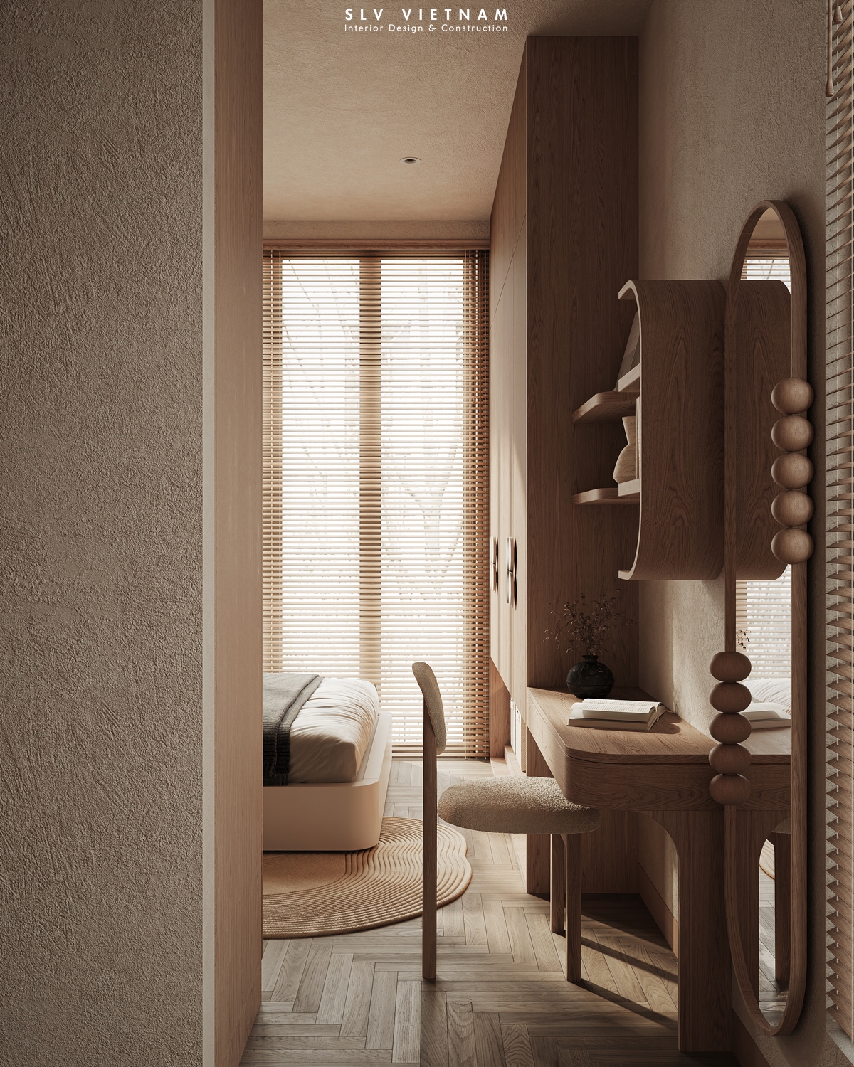 Phòng ngủ 2 dự án Duplex Wabi Sabi - SLV Vietnam (4)