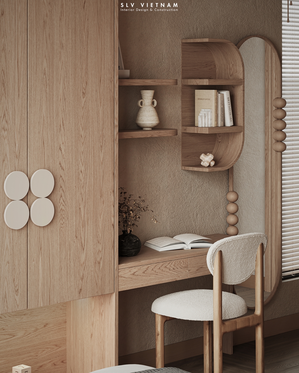 Phòng ngủ 2 dự án Duplex Wabi Sabi - SLV Vietnam (6)
