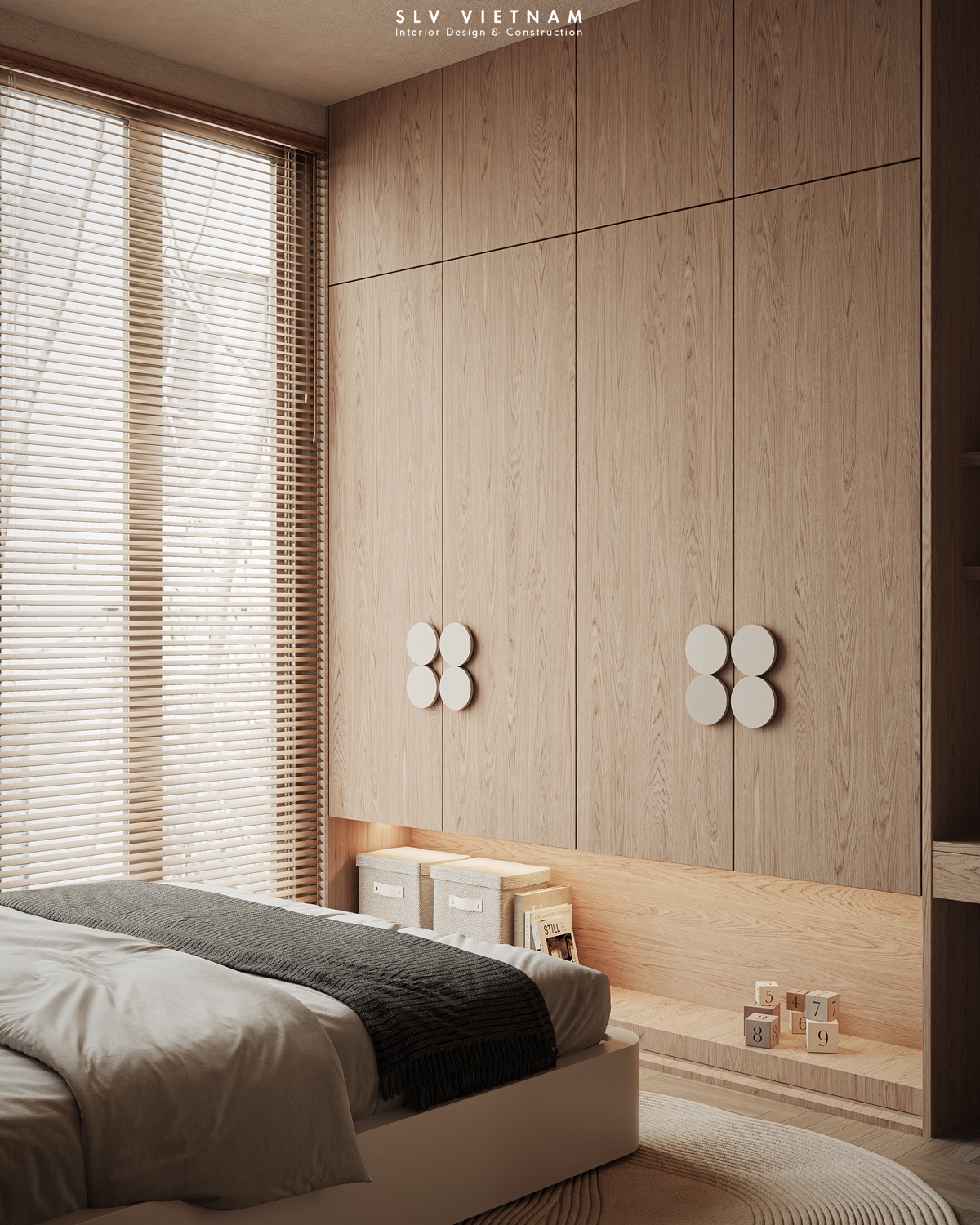 Phòng ngủ 2 dự án Duplex Wabi Sabi - SLV Vietnam (7)