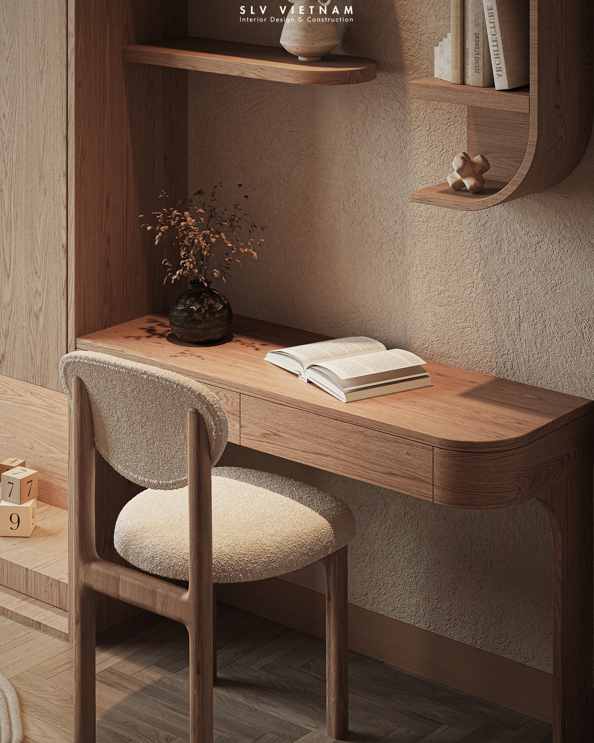 Phòng ngủ 2 dự án Duplex Wabi Sabi - SLV Vietnam (8)