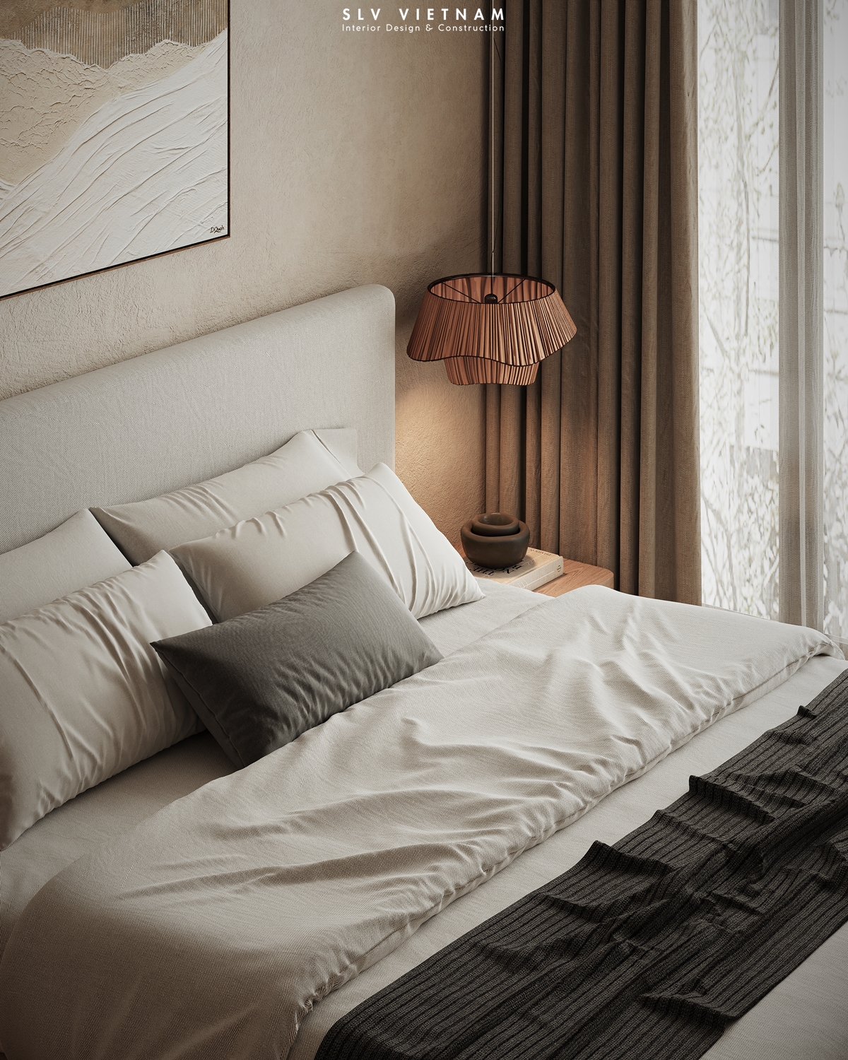 Phòng ngủ 3 dự án Duplex Wabi Sabi - SLV Vietnam (10)