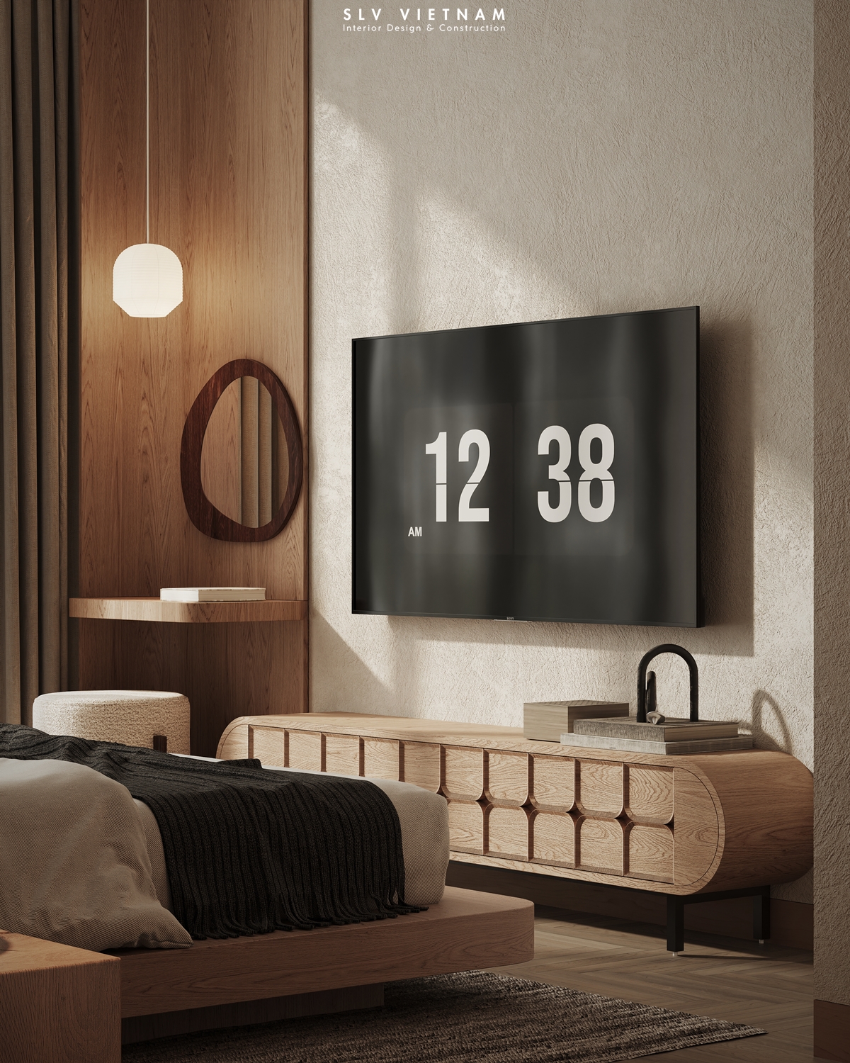 Phòng ngủ 3 dự án Duplex Wabi Sabi - SLV Vietnam (9)