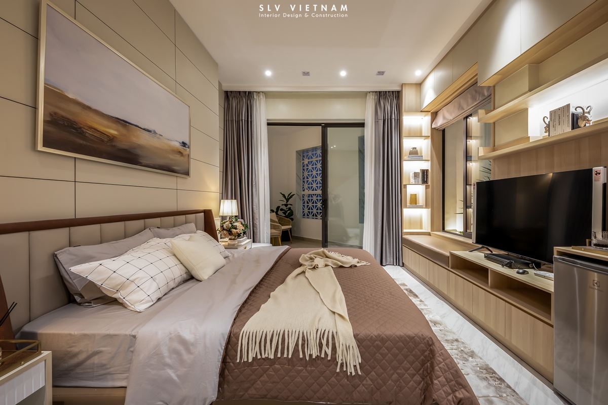 Phòng ngủ 1 nhà phố Kim Vinh Home - SLV Vietnam (1)