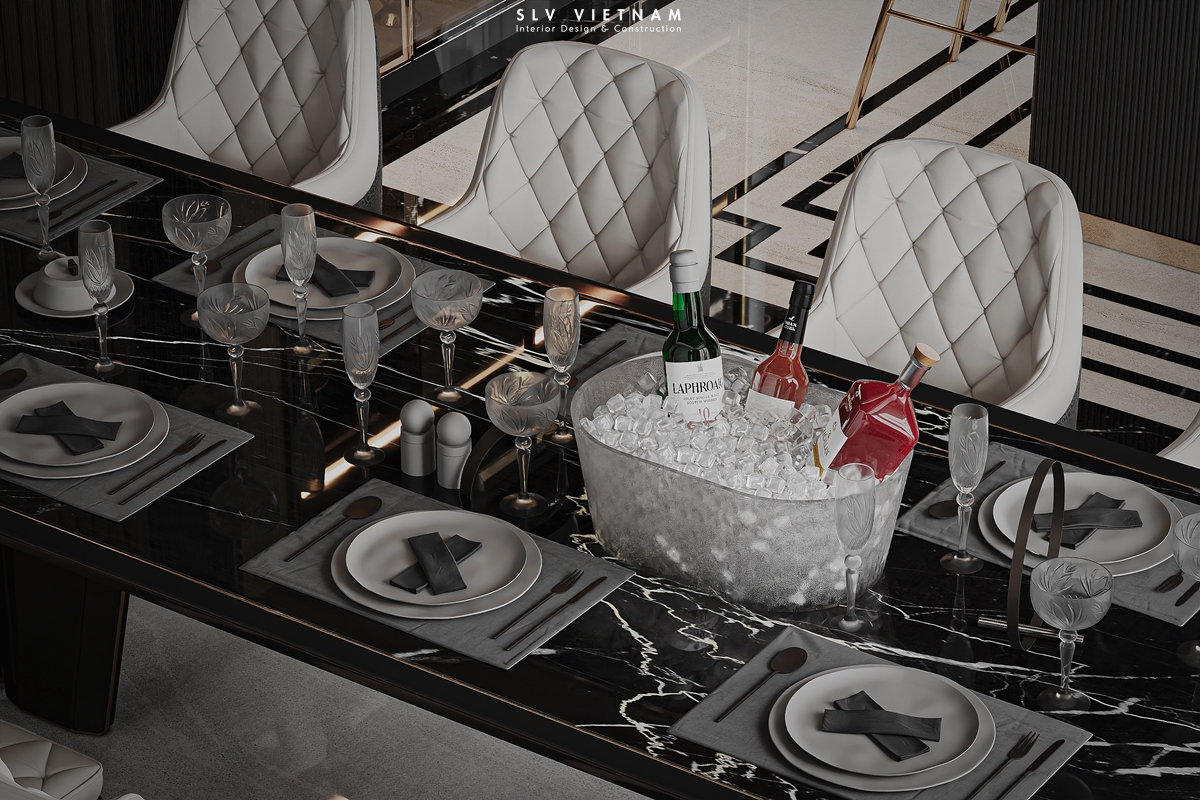 Thiết kế nội thất Kitchen Luxury - SLV Vietnam (8)