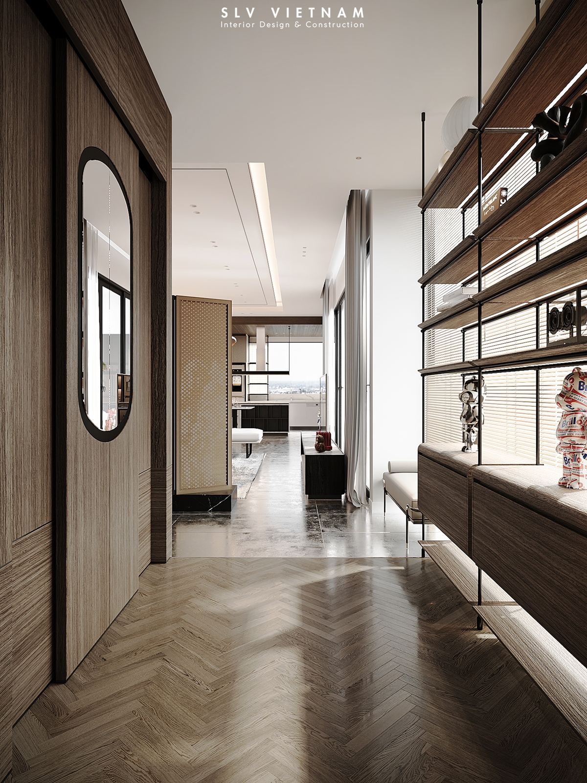 Phòng khách dự án La Cosmo - SLV Vietnam (1)