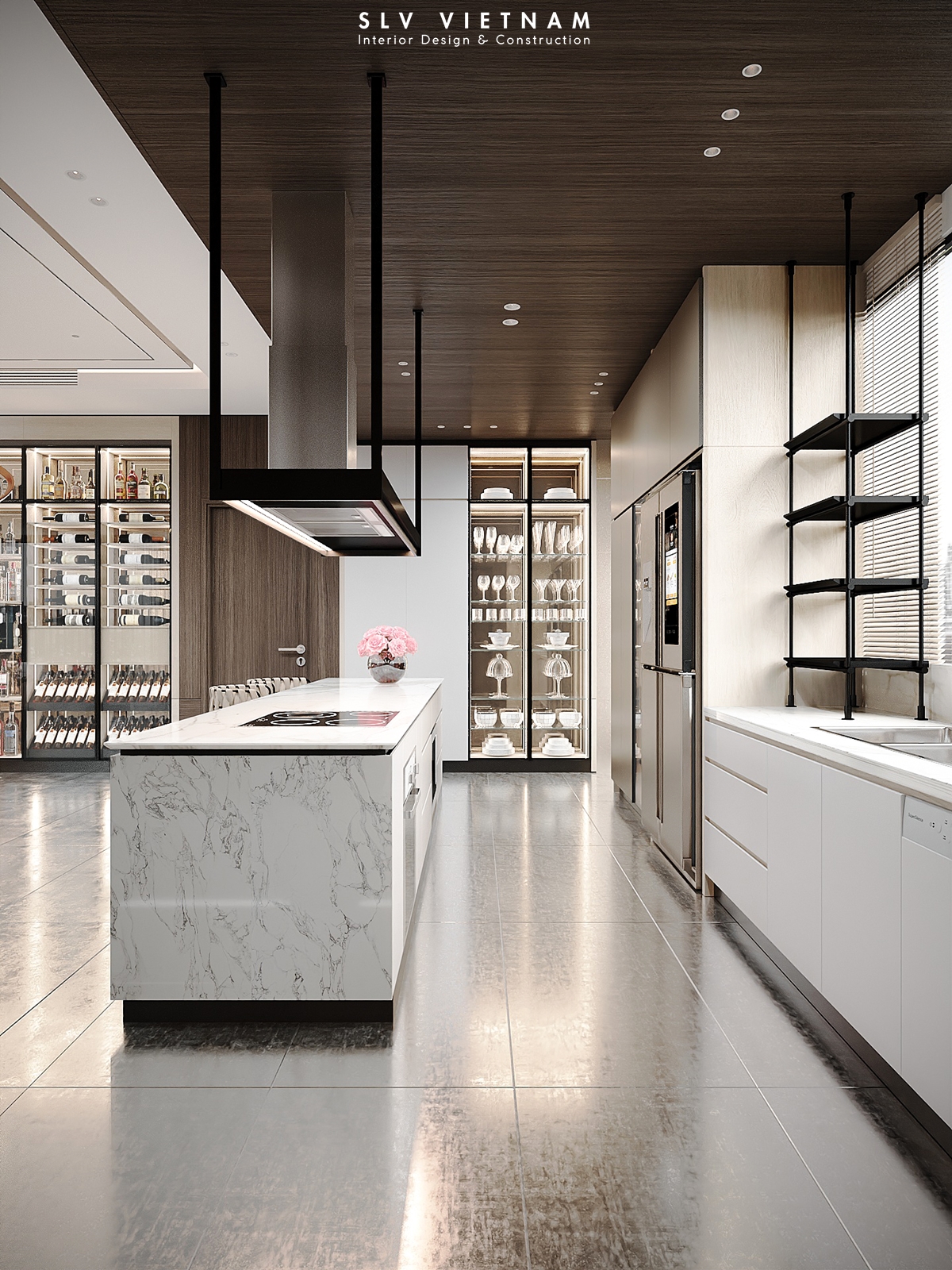 Phòng bếp dự án La Cosmo - SLV Vietnam (4)