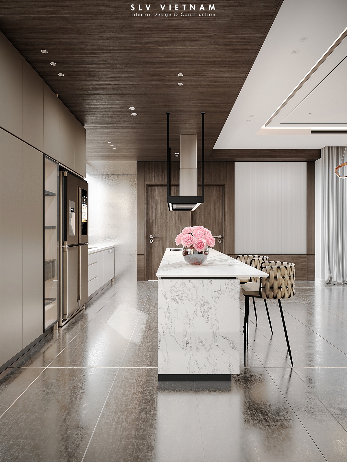 Phòng bếp dự án La Cosmo - SLV Vietnam (5)