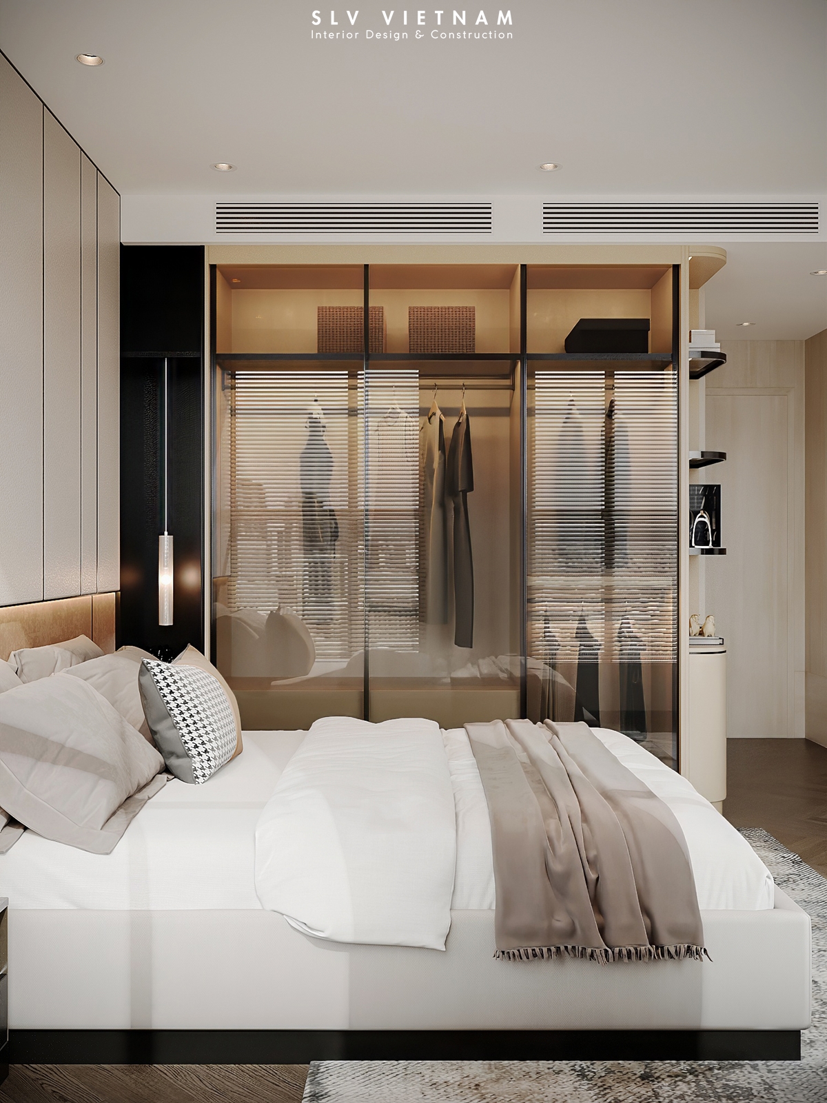 Phòng ngủ 2 dự án La Cosmo - SLV Vietnam (2)