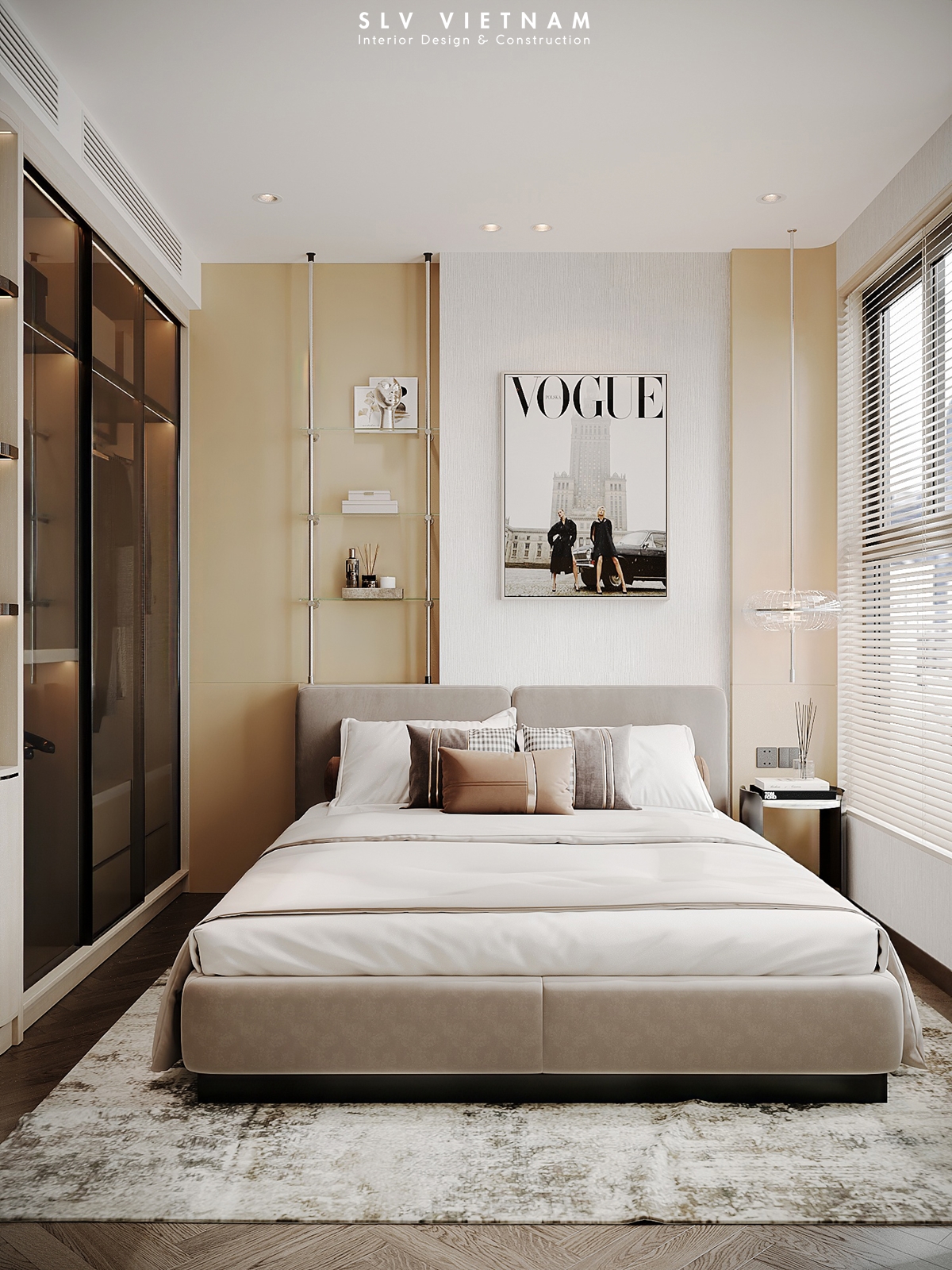 Phòng ngủ 3 dự án La Cosmo - SLV Vietnam (1)