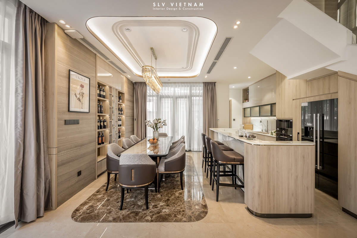 Phòng bếp dự án Lavila Luxury - SLV Vietnam (1)