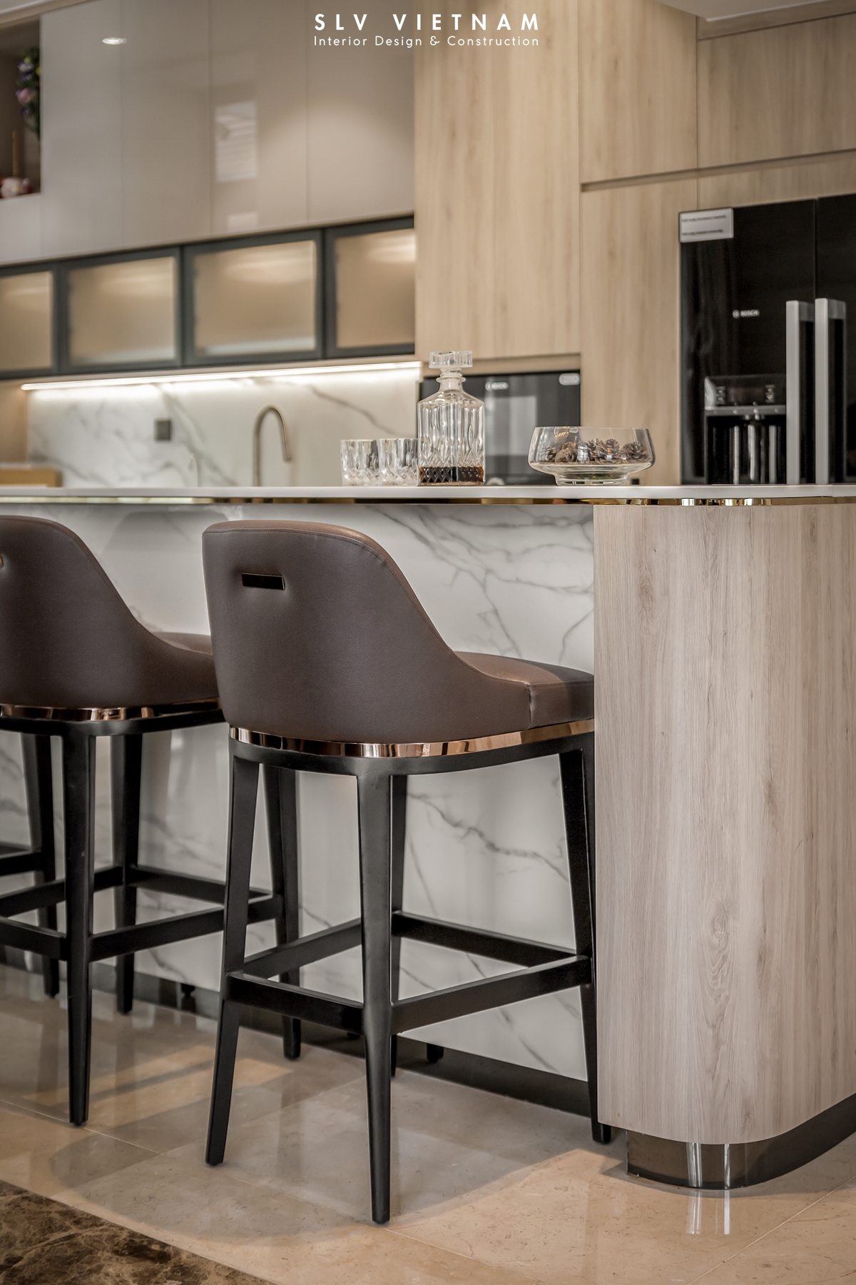 Phòng bếp dự án Lavila Luxury - SLV Vietnam (7)