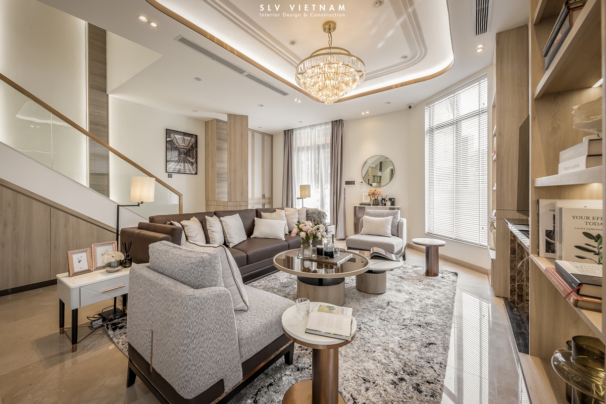 Phòng khách dự án Lavila Luxury - SLV Vietnam (1)