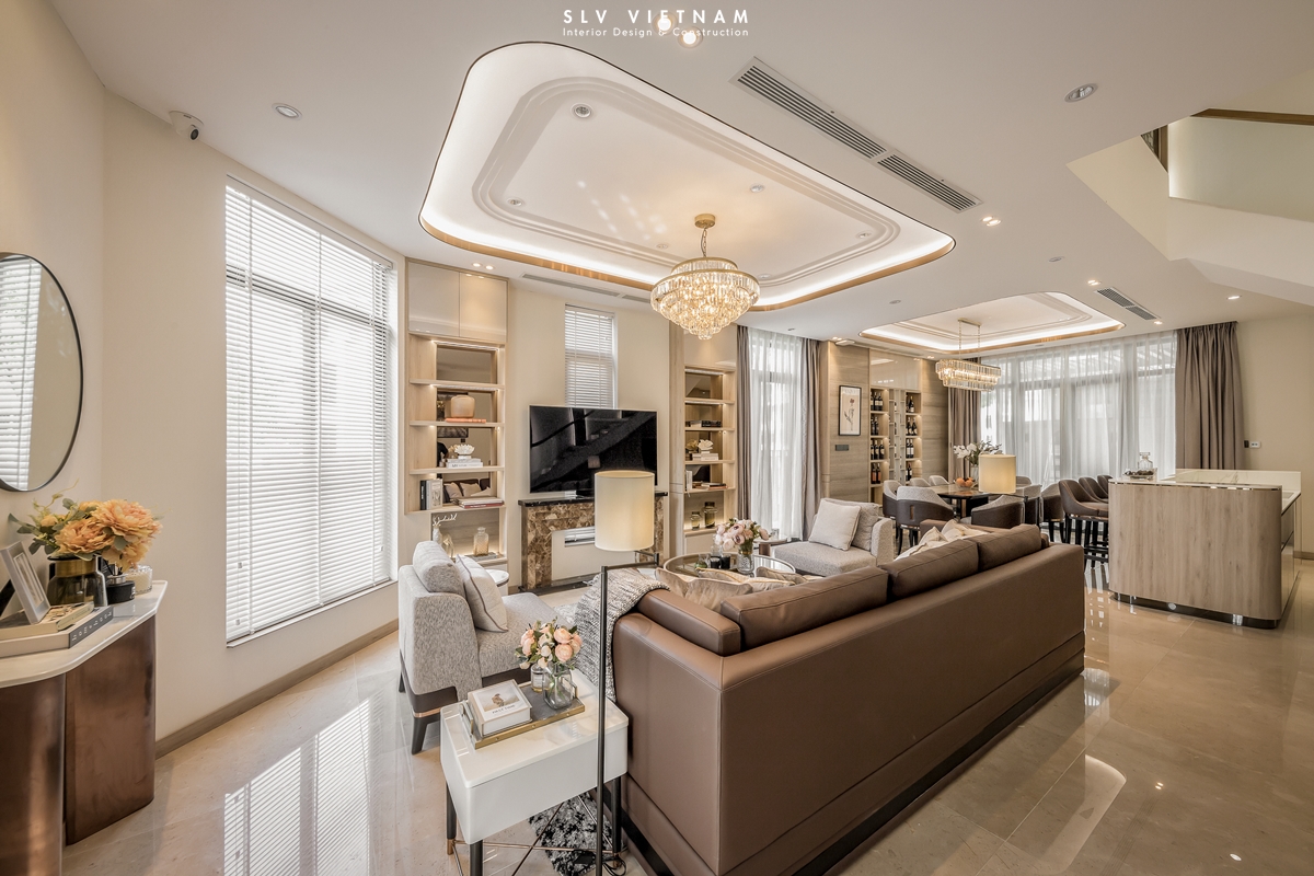 Phòng khách dự án Lavila Luxury - SLV Vietnam (4)