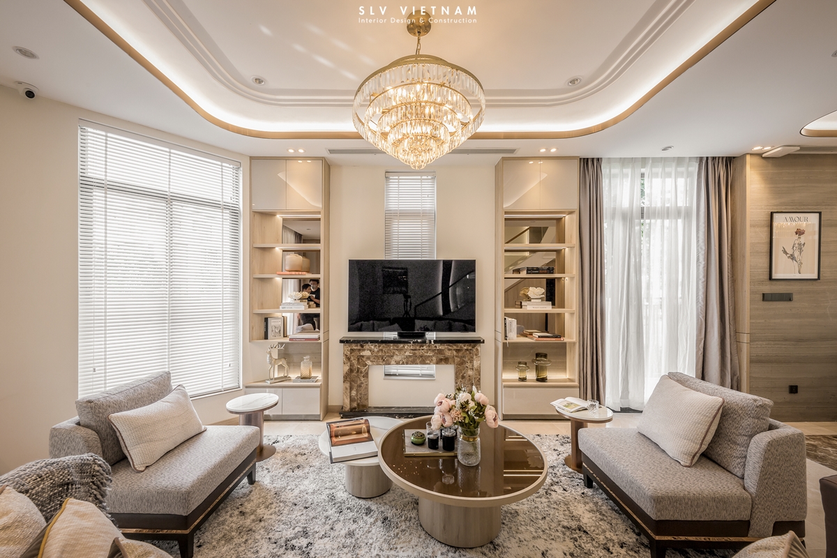 Phòng khách dự án Lavila Luxury - SLV Vietnam (5)