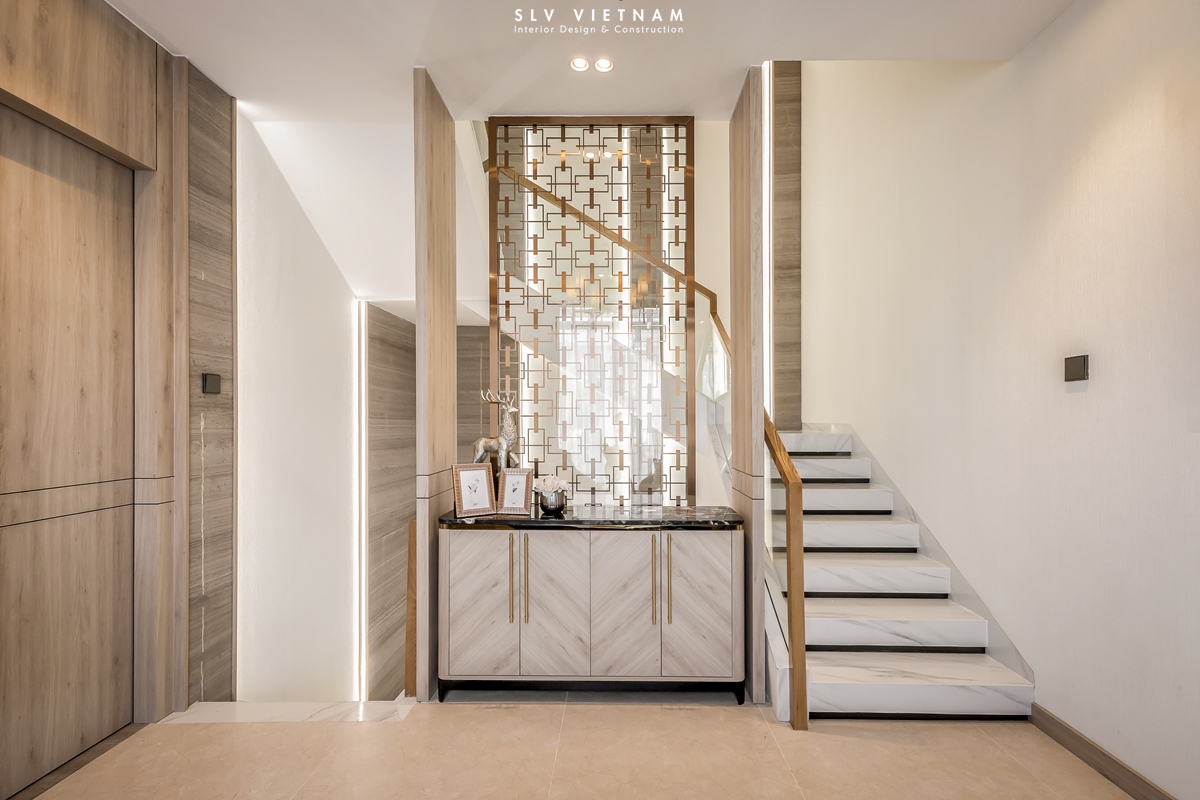 Sảnh thang dự án Lavila Luxury - SLV Vietnam (1)