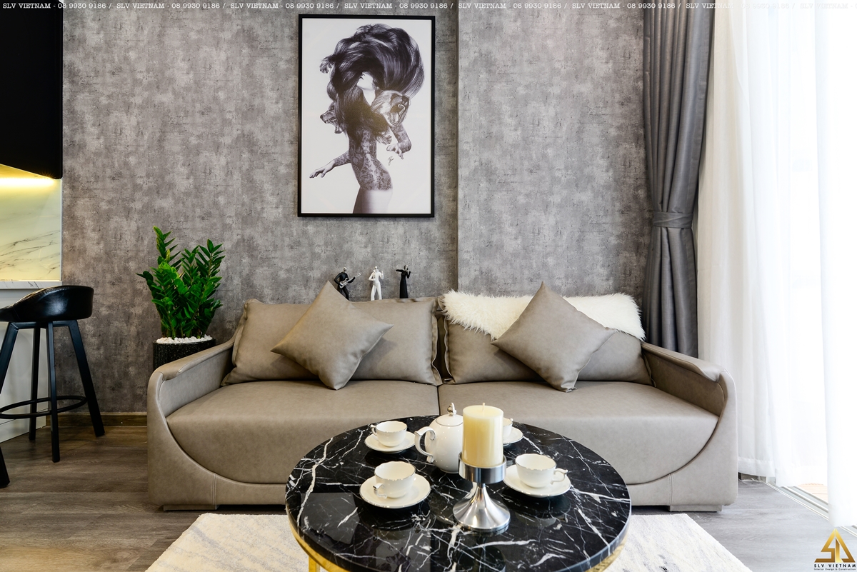 Không gian khách bếp dự án Ms Thảo House - SLV Vietnam 6