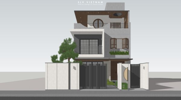 Kiến trúc nhà phố Nha Trang House - SLV Vietnam (1)