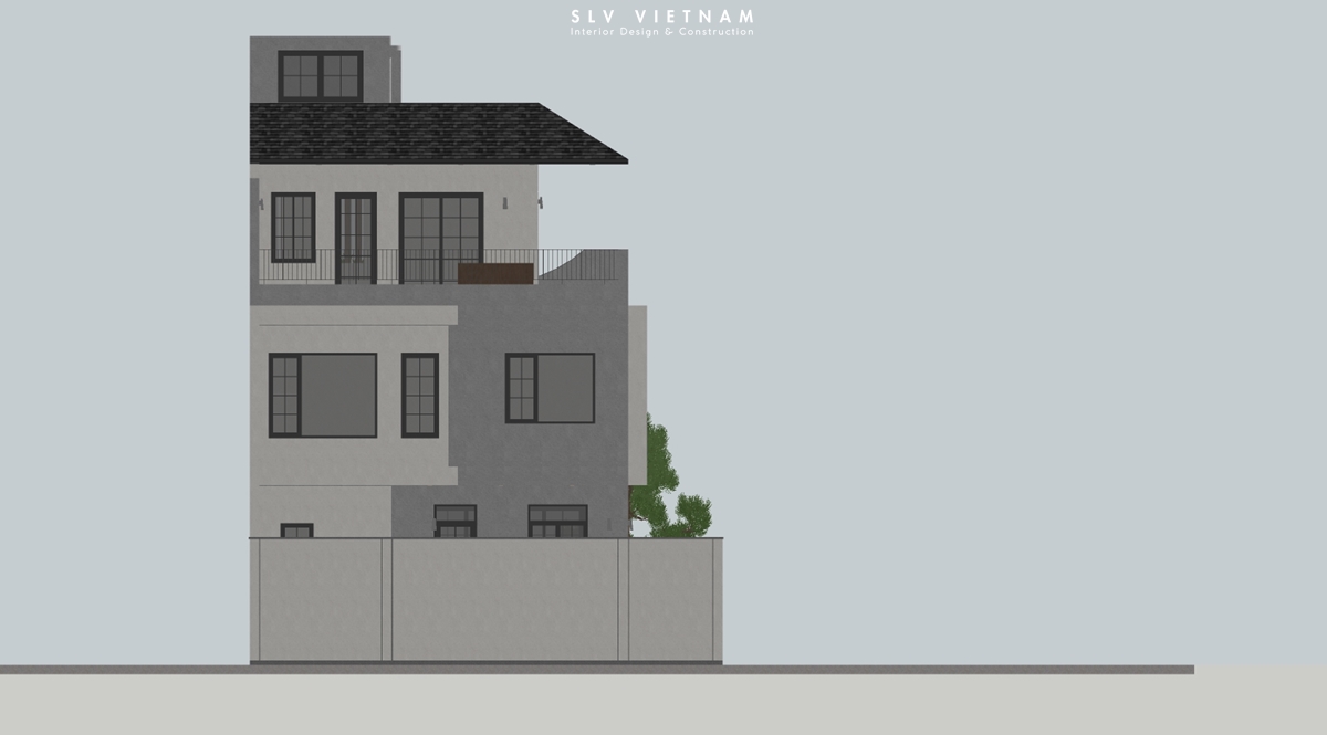 Kiến trúc nhà phố Nha Trang House - SLV Vietnam (10)