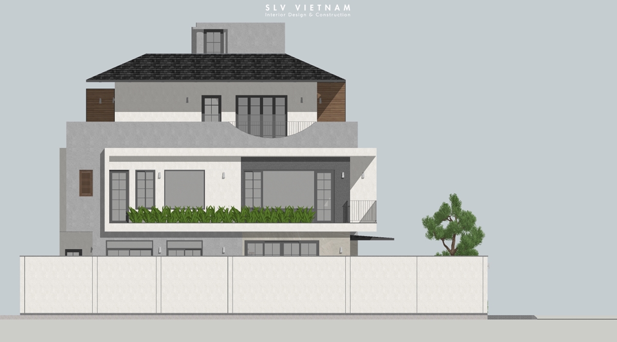 Kiến trúc nhà phố Nha Trang House - SLV Vietnam (12)