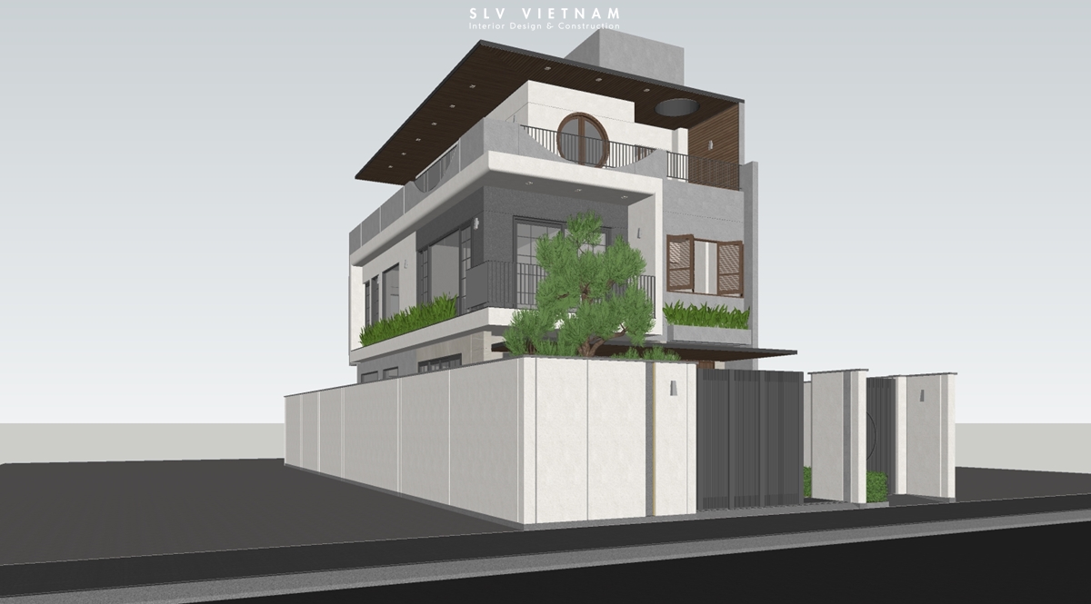 Kiến trúc nhà phố Nha Trang House - SLV Vietnam (2)