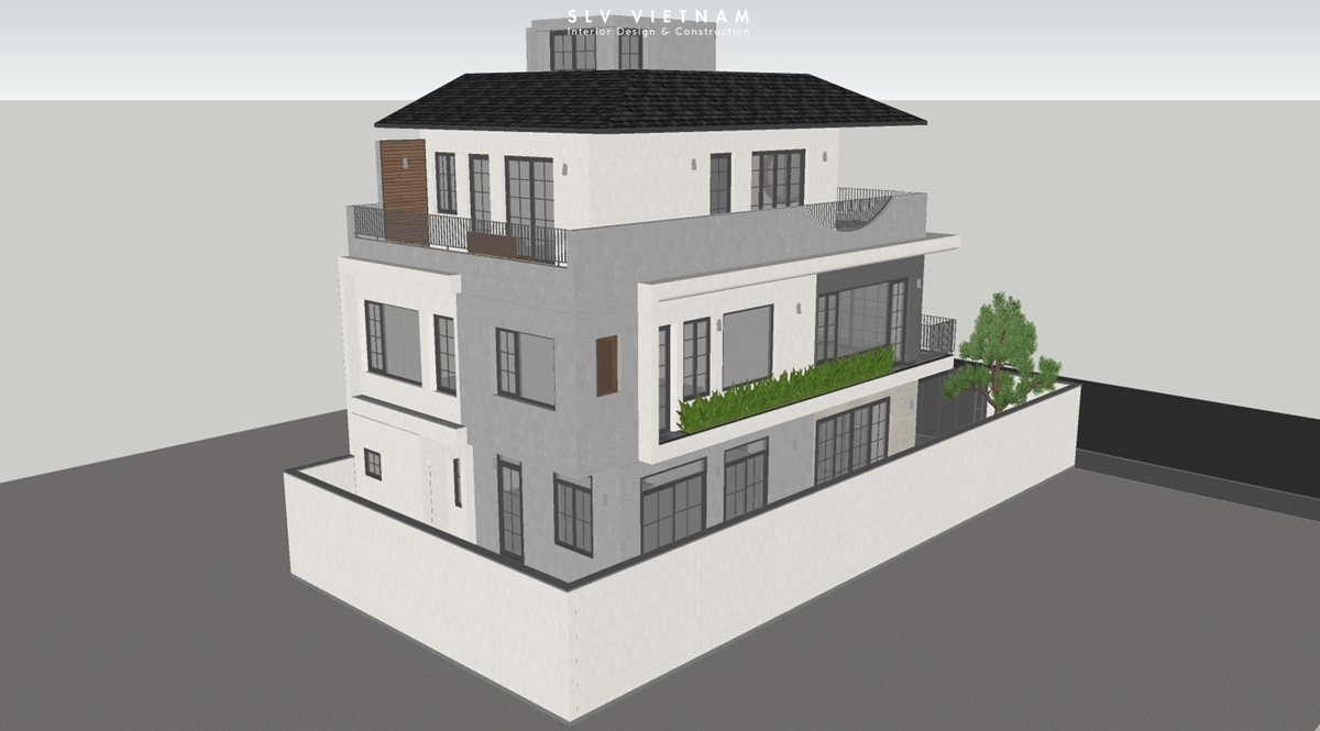 Kiến trúc nhà phố Nha Trang House - SLV Vietnam (4)