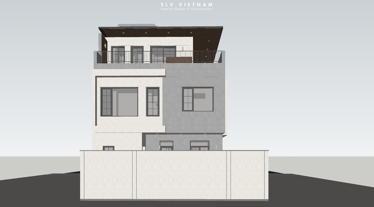 Kiến trúc nhà phố Nha Trang House - SLV Vietnam (5)