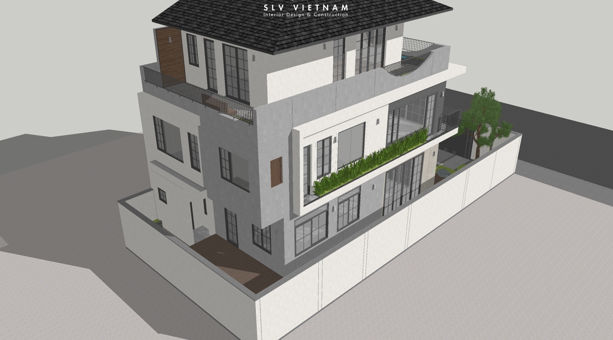 Kiến trúc nhà phố Nha Trang House - SLV Vietnam (7)