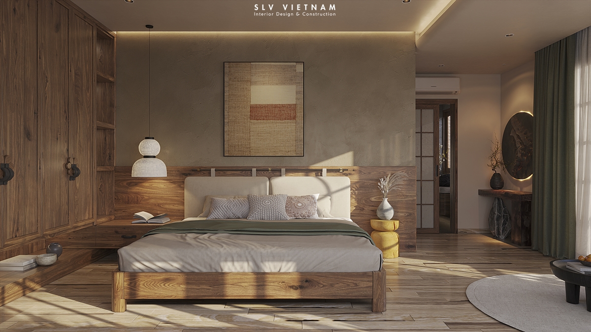 Phòng ngủ 1 nhà phố Nha Trang House - SLV Vietnam (3)