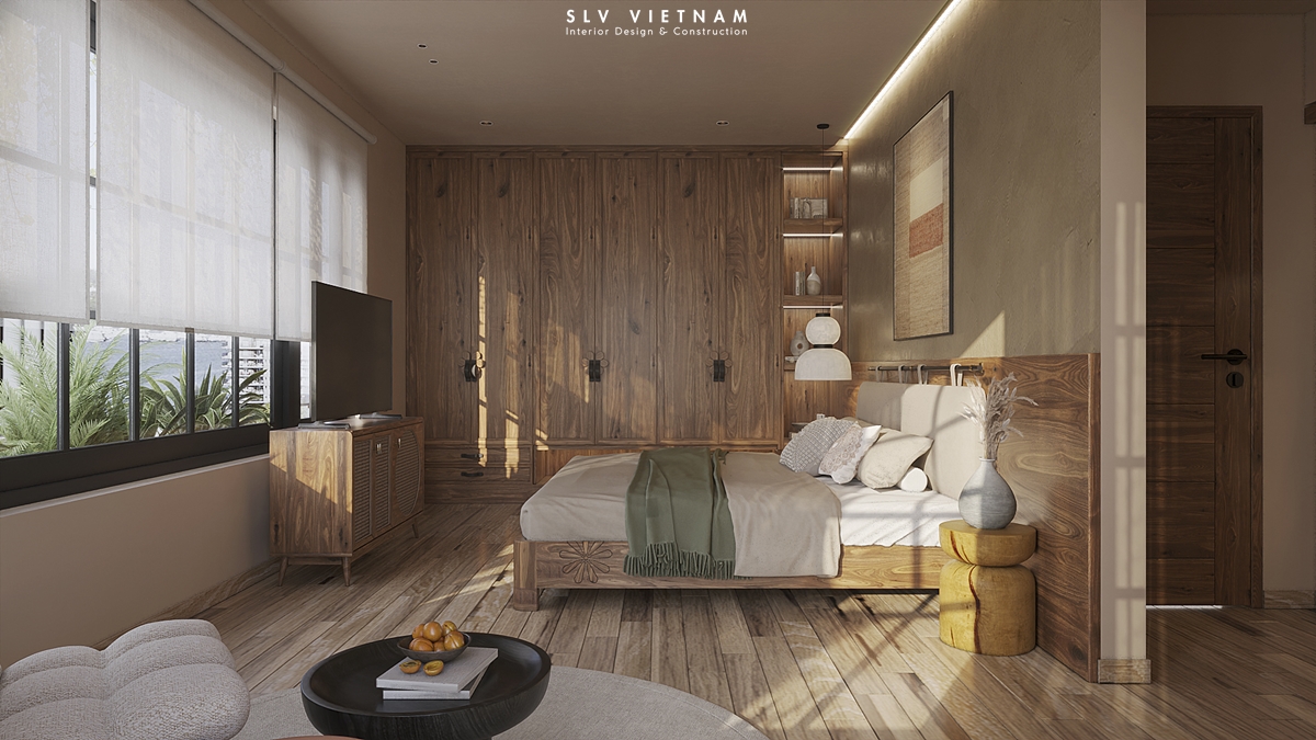 Phòng ngủ 1 nhà phố Nha Trang House - SLV Vietnam (4)