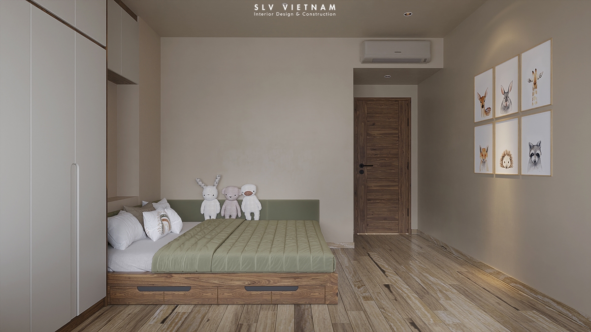 Phòng ngủ 3 nhà phố Nha Trang House - SLV Vietnam (2)