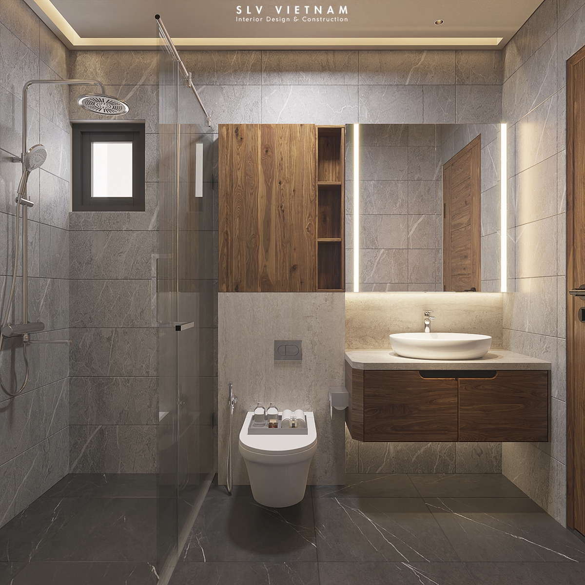 Phòng ngủ 3 nhà phố Nha Trang House - SLV Vietnam (3)