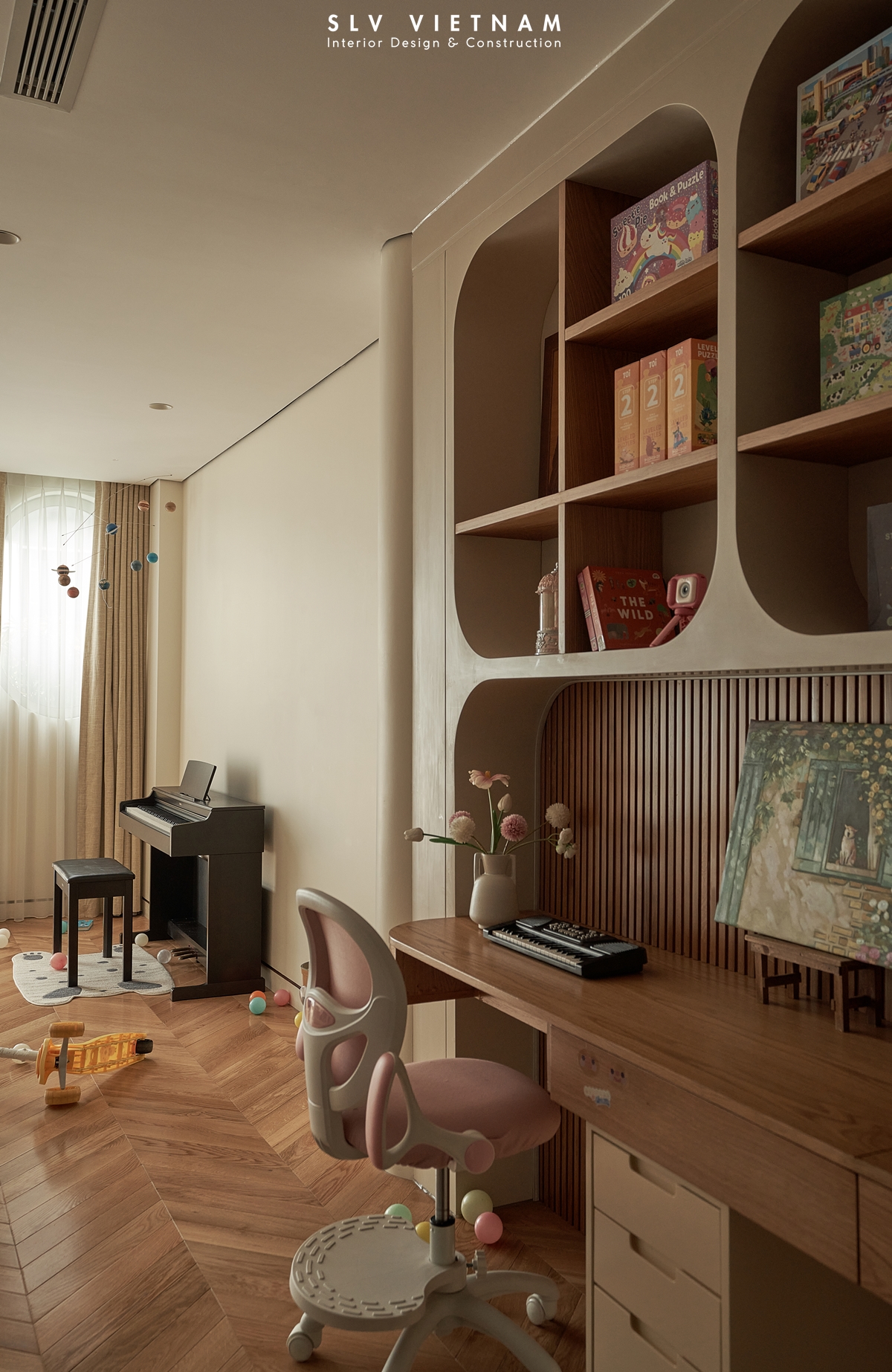 Phòng ngủ trẻ em dự án Phan Ngu Home - SLV Vietnam (1)