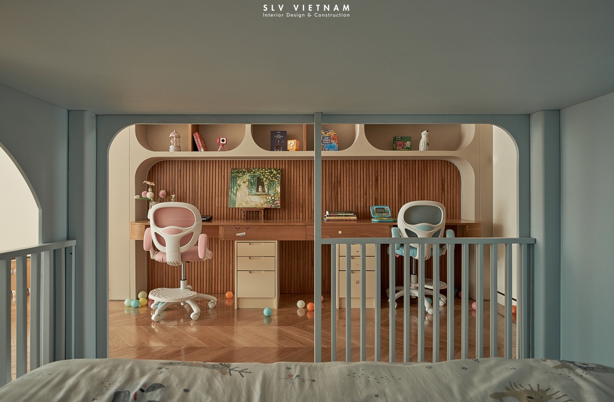 Phòng ngủ trẻ em dự án Phan Ngu Home - SLV Vietnam (2)