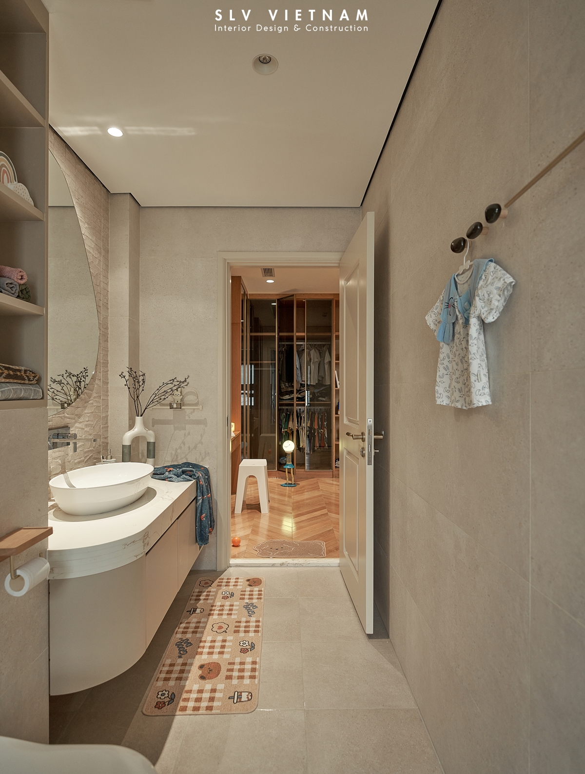 Phòng ngủ trẻ em dự án Phan Ngu Home - SLV Vietnam (6)