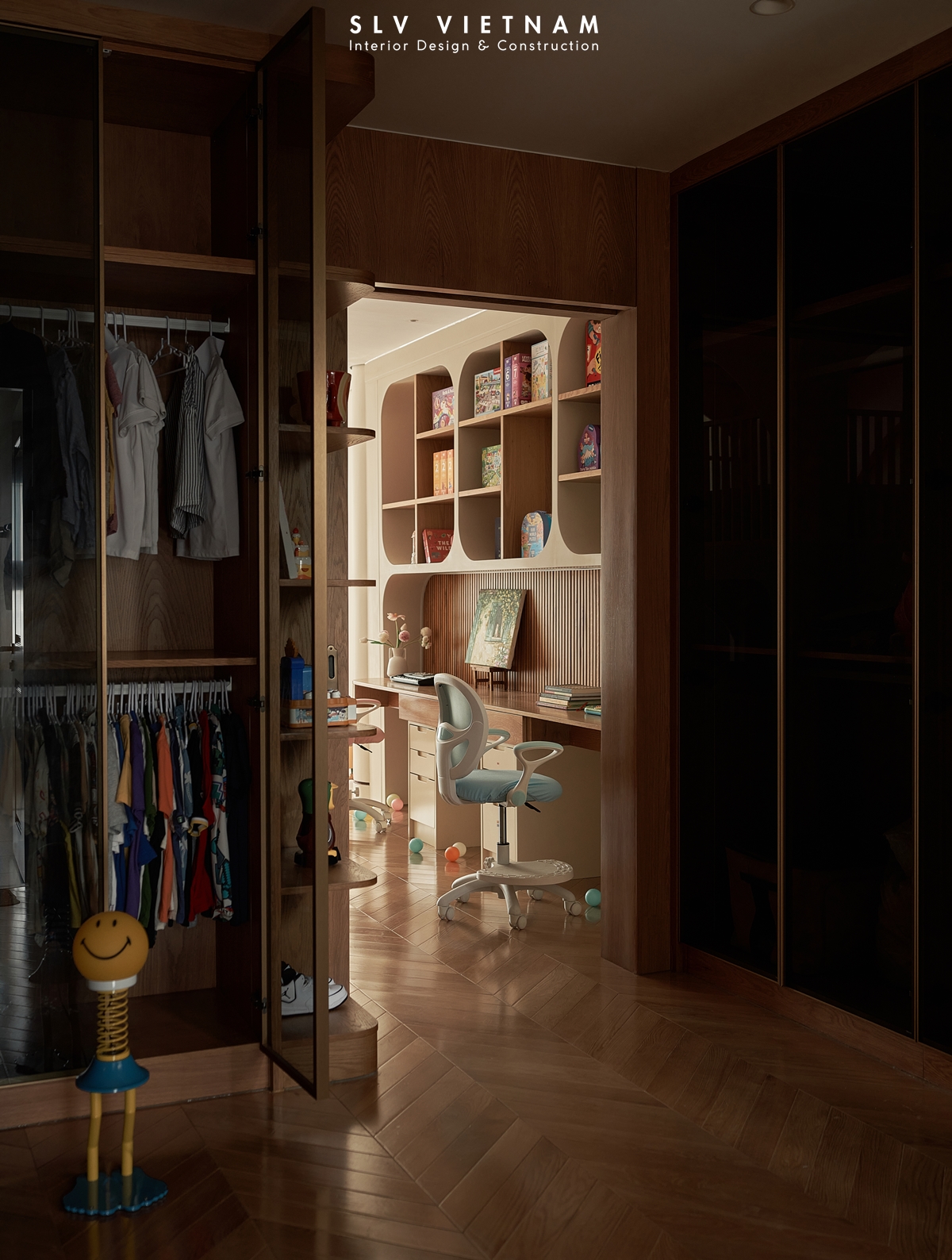 Phòng ngủ trẻ em dự án Phan Ngu Home - SLV Vietnam (7)