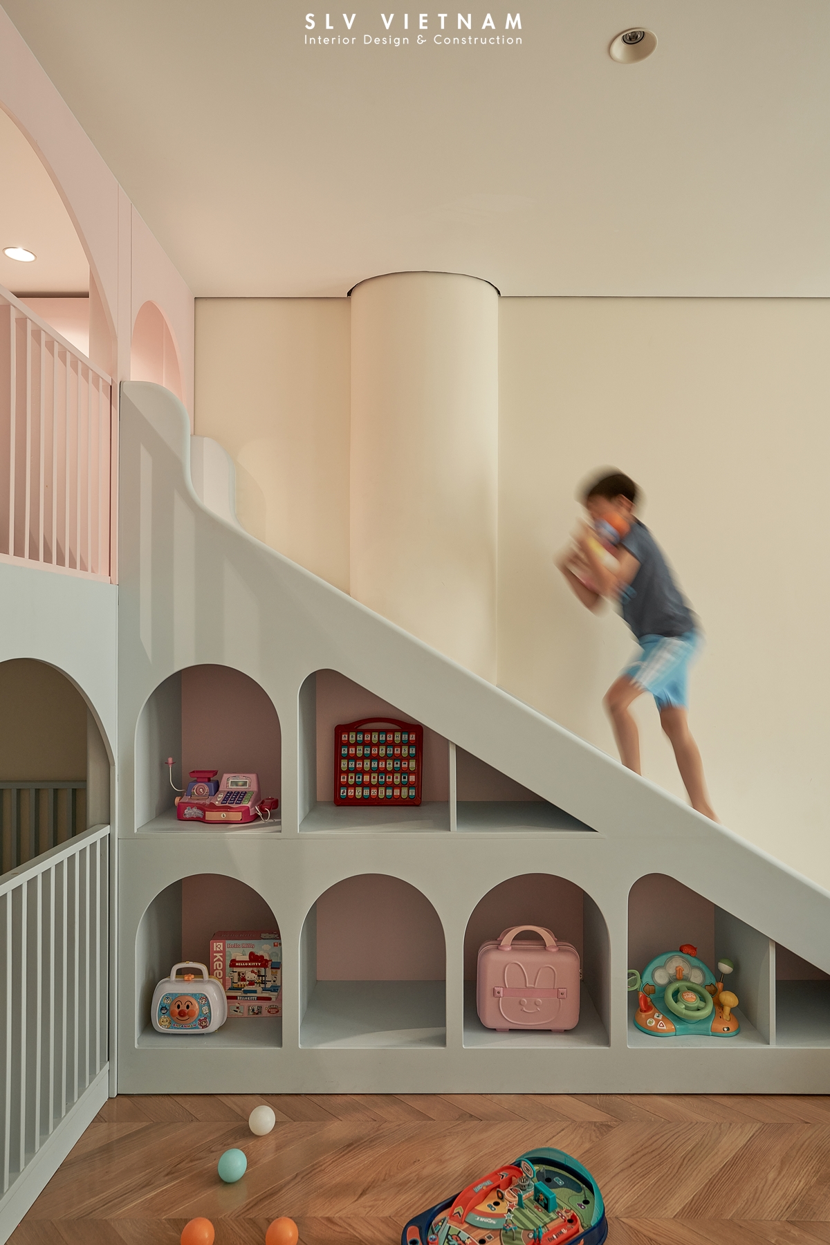 Phòng ngủ trẻ em dự án Phan Ngu Home - SLV Vietnam (12)