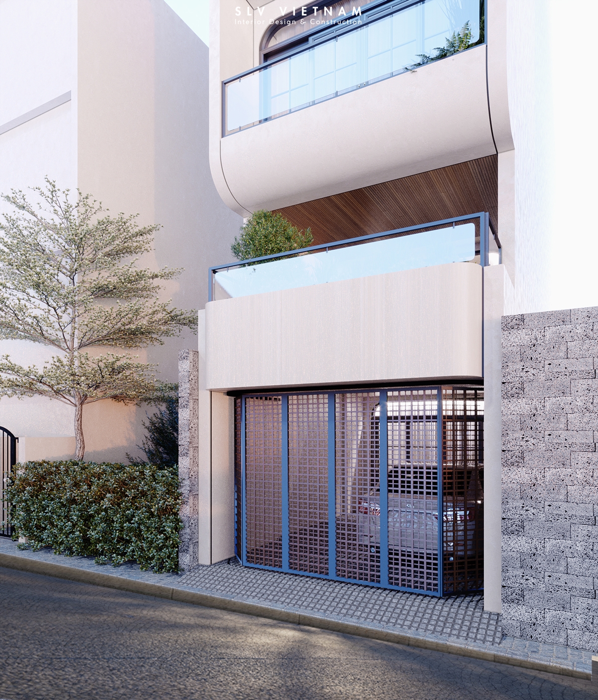 Kiến trúc nhà phố PN House - SLV Vietnam (3)