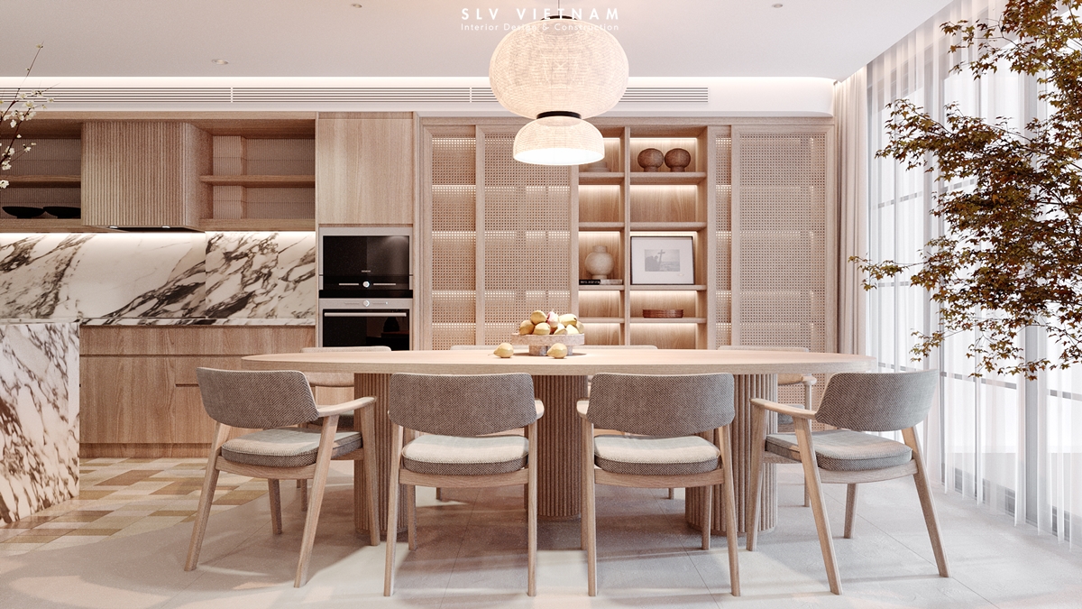 Phòng bếp nhà phố PN House - SLV Vietnam (3)